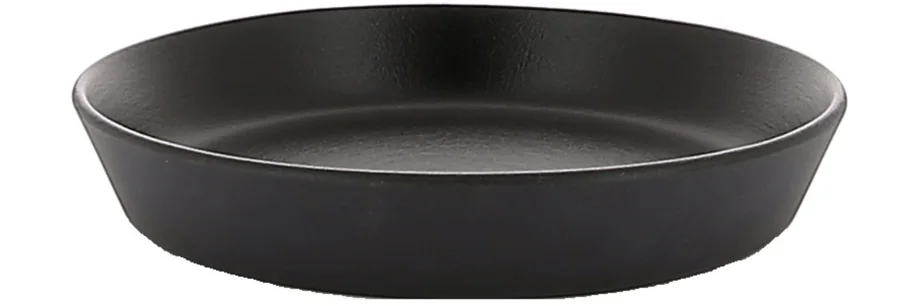 Equinoxe Teller hoch Ø14cm, H:2.5cm, 20cl, schwarz