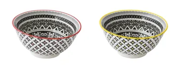 2er Set Design und Art Schalen in Geschenkbox, D15cm