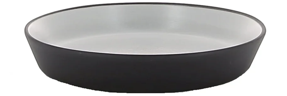 Equinoxe Teller hoch Ø14cm, H:2.5cm, 20cl, pfeffer