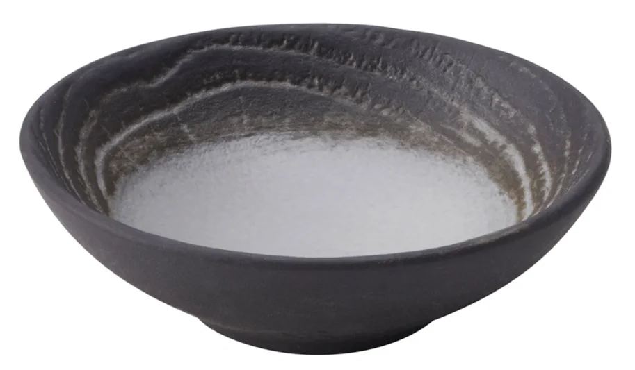 Mini Schüssel rund, H:2.2cm, Ø7cm, pfeffer