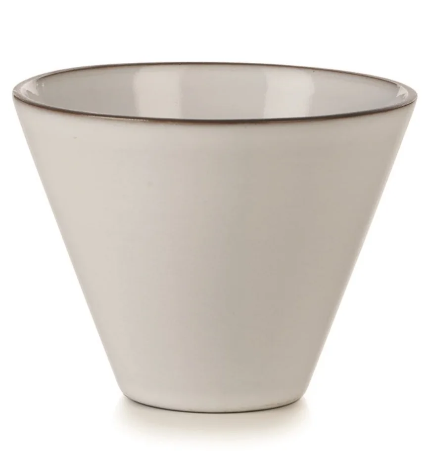 Equinoxe Schüssel konisch, Ø10.5cm, H:8cm, 25cl, weiss