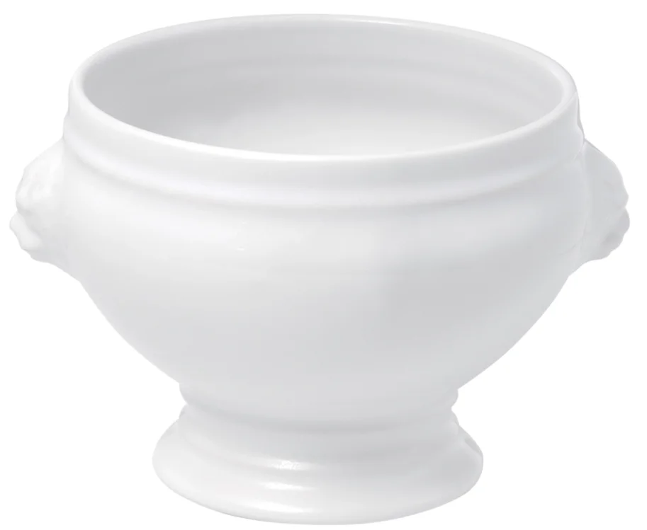 Löwenkopf Suppenschüssel, Ø 11cm, 35cl, weiss