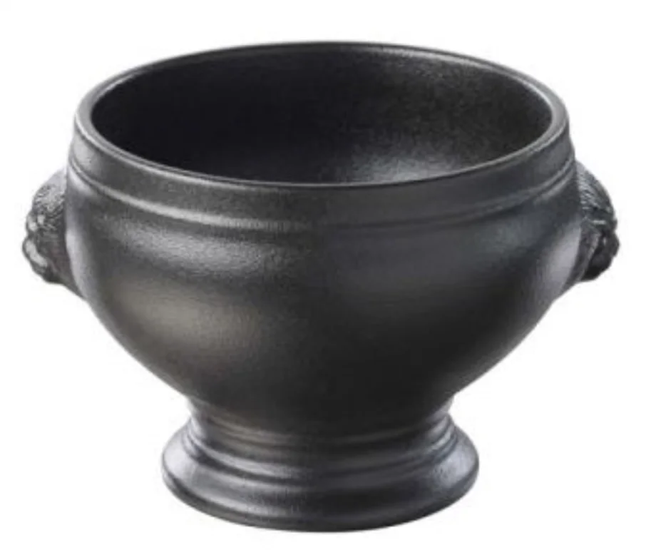 Löwenkopf Suppenschüssel, Ø11cm, 35cl, gusseisen-optik