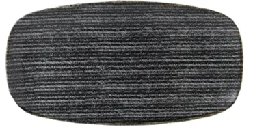 S.P. Homespun Charcoal Black Platte rechteckig 29.8x15.3cm