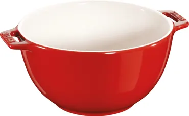 Keramik Servierschüssel, Kirschrot 1.4l D18cm