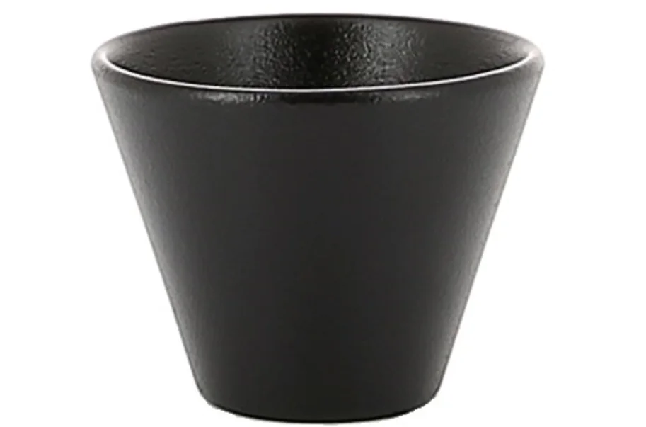 Equinoxe Schüssel konisch, Ø6.3cm, H:5cm, 5cl, schwarz