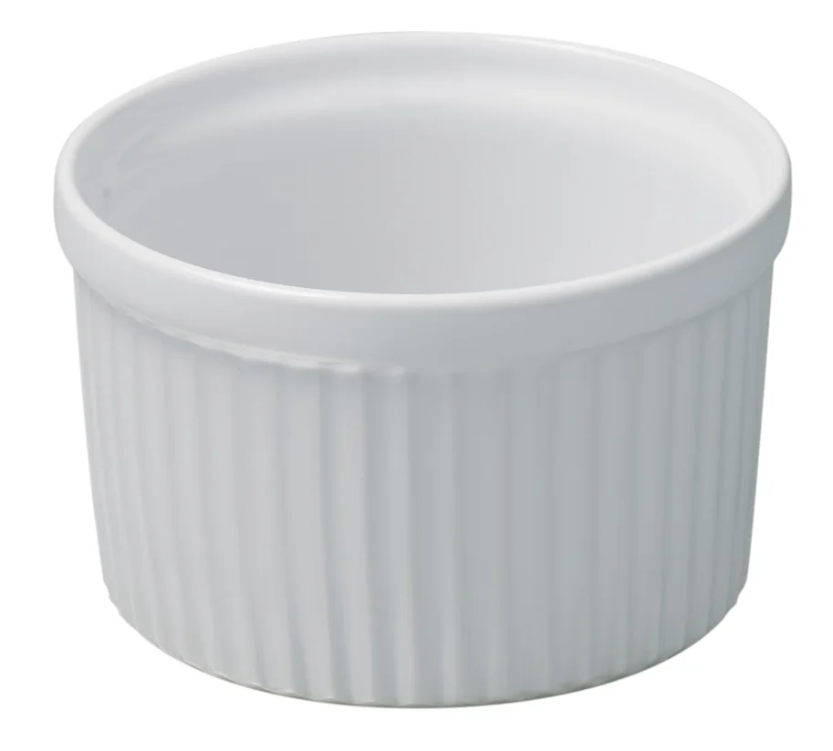 Souffléform klein, Ø 10cm, weiss