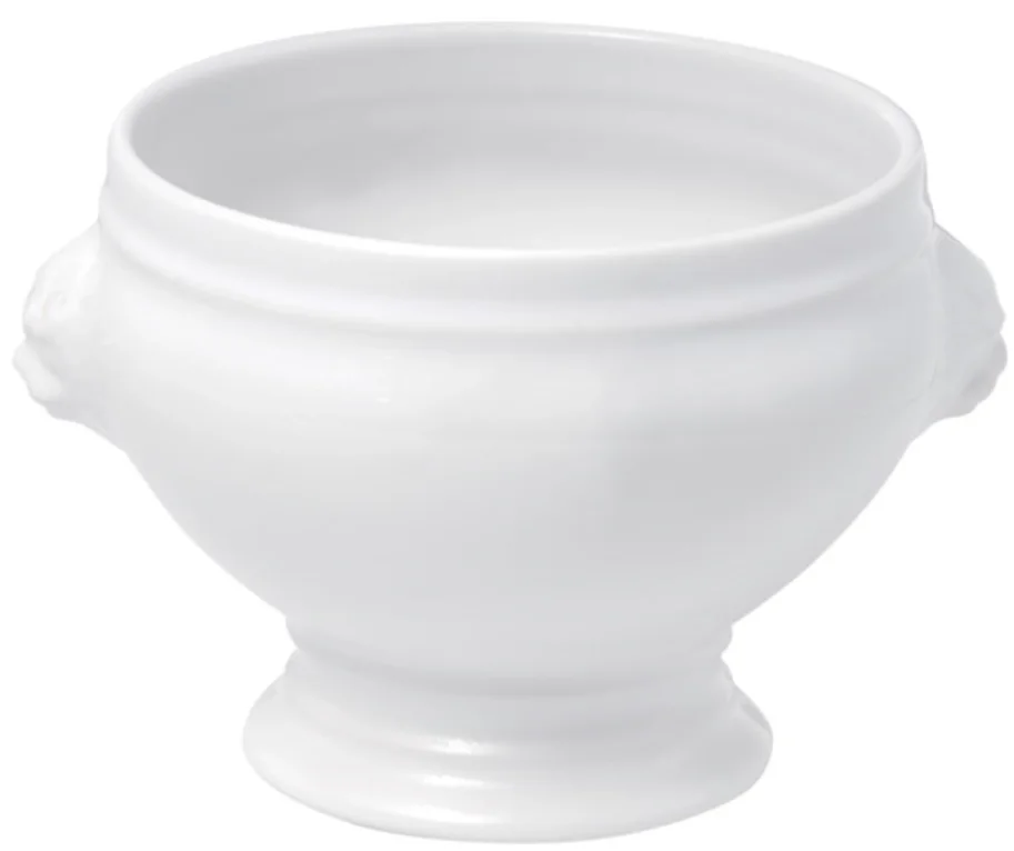 Löwenkopf Suppenschüssel 25cl, weiss