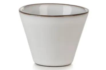 Equinoxe Schüssel konisch, Ø6.3cm, H:5cm, 5cl, weiss