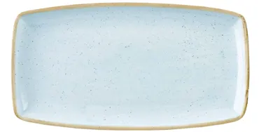 Stonecast Duck Egg Blue Platte rechteckig 35x18.5cm