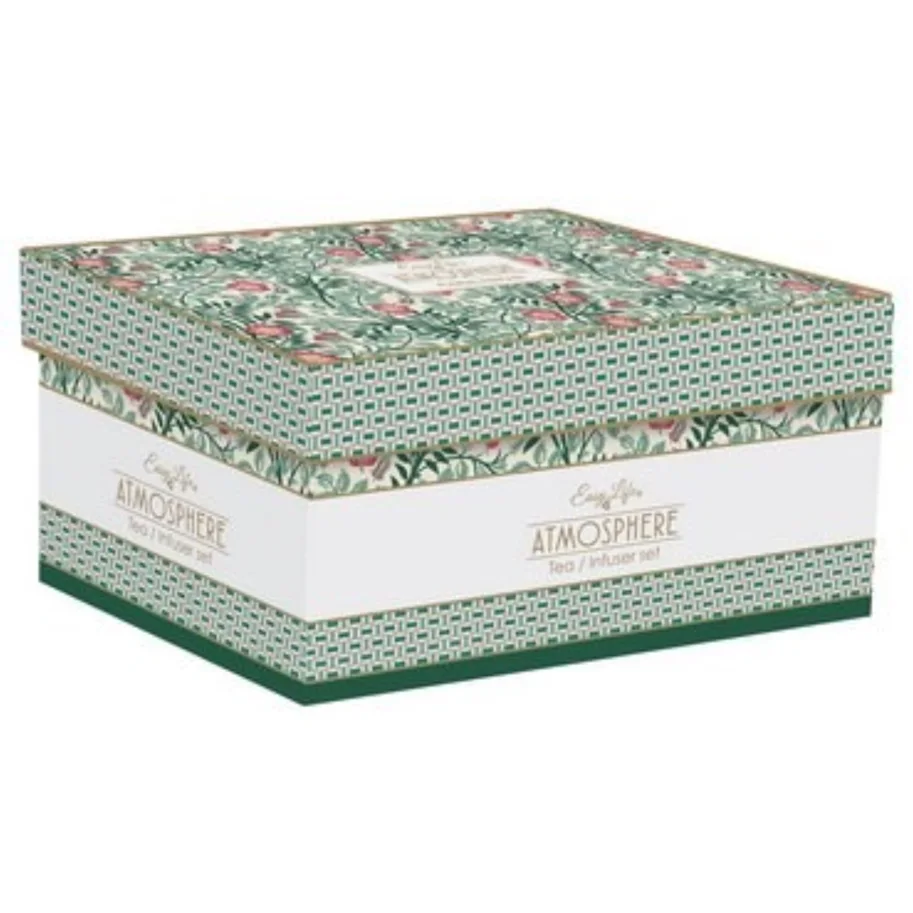 Floral Fantasy Teekanne 600 ml mit Aufguss und 2 Tassen