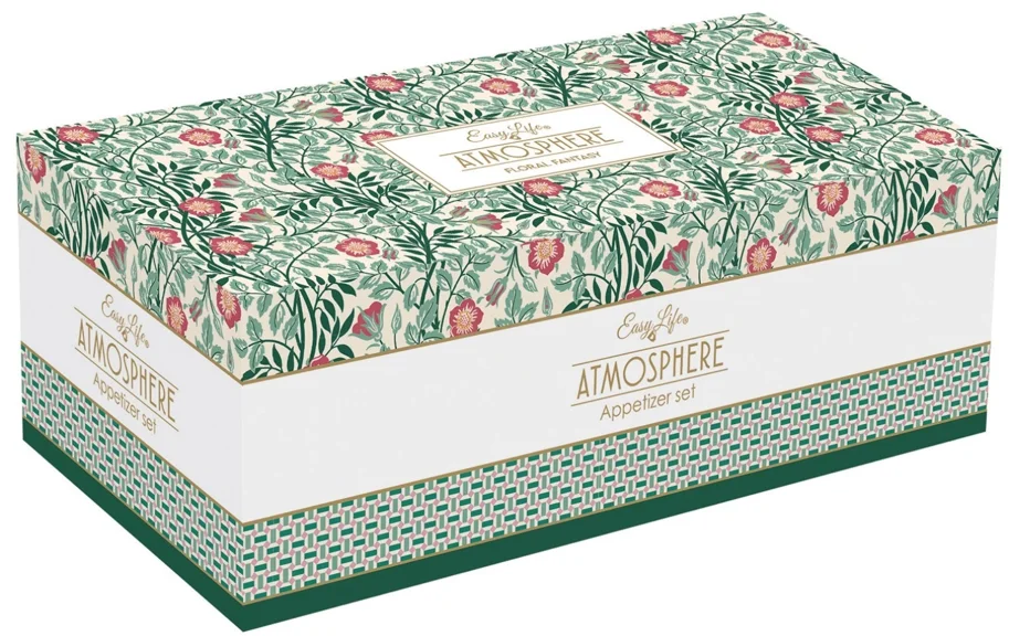 Floral Fantasy Appetizer Set mit 4 Schälchen, 29x13cm