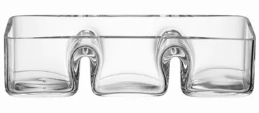 Serve Trio Schale L30cm x W11cm transparent