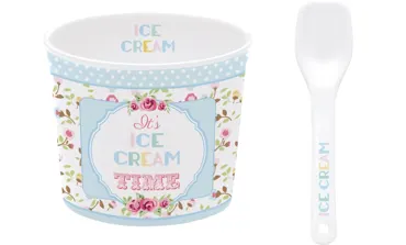 Time for Ice Cream Eisbecher, blau, D8.5cm