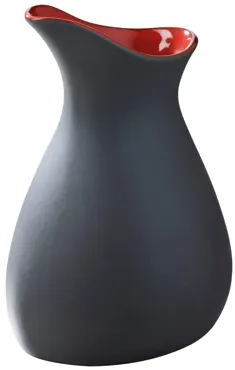 Likid Saucen-Kanne 50cl, schiefer-optik, innen rot