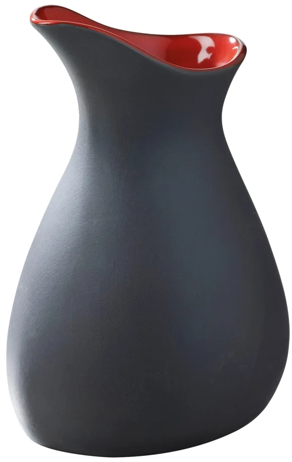 Likid Saucen-Kanne 10cl, schiefer-optik, innen rot