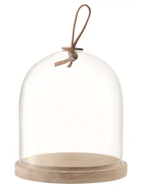 Ivalo Haube mit Platte aus Esche D15cm transparent