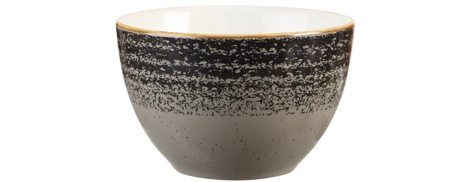 S.P. Homespun Charcoal Black Zuckerschale 22.7cl