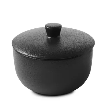 Equinoxe Zuckerdose D9cm H7.4cm 15cl gusseisen-optik