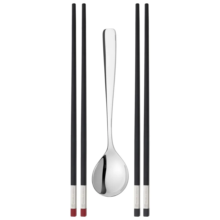 Essstäbchen-Set f. 1 Pers.(4x Stäbc & 1x Löffel)