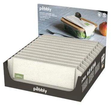 12 Stk. Display Besteckset m. Baumwollbeutel 20x9cm