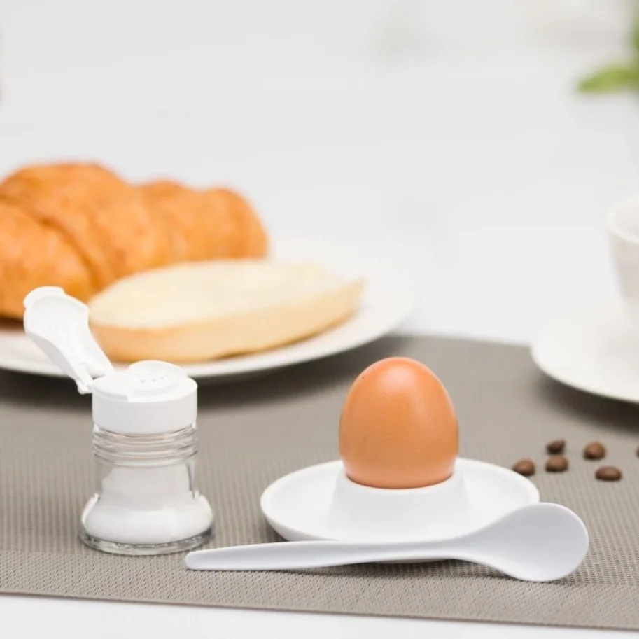 6 Eierlöffel, 14,5cm, auf Karte