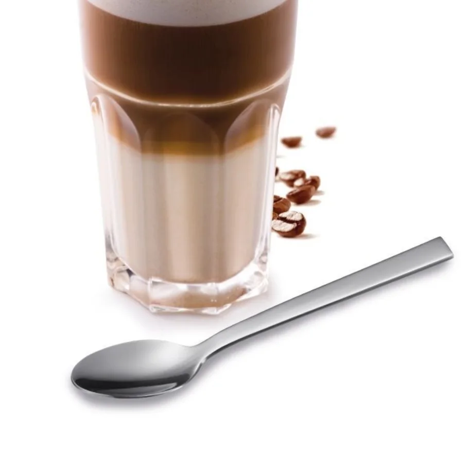 4 Latte Macchiato-Löffel, Edelstahl 18/10