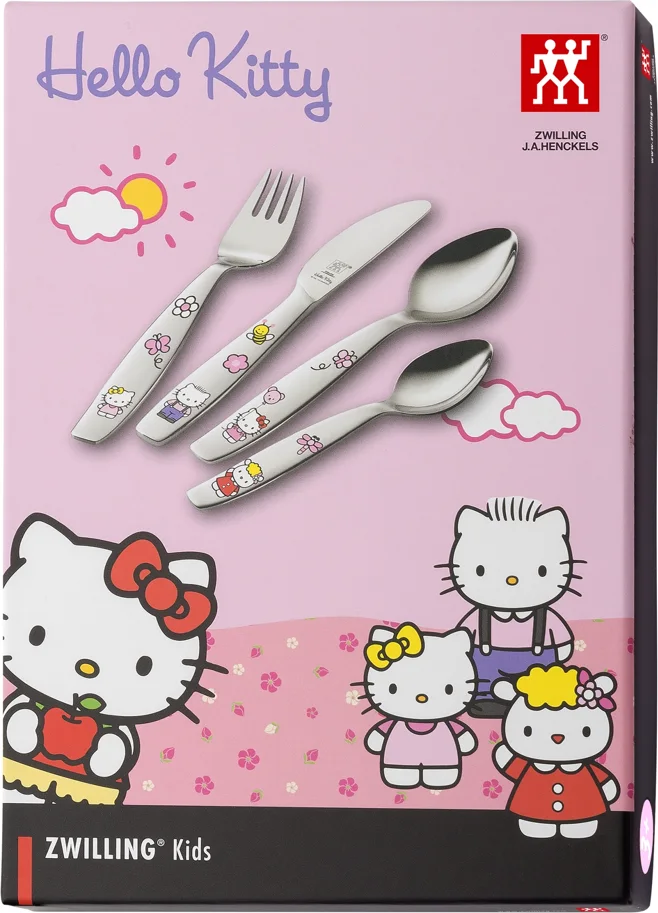4tlg. Kinderbesteck Hello Kitty