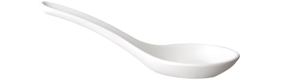 Fingerfood Löffel Hong Kong 13.5x4.5cm, weiss