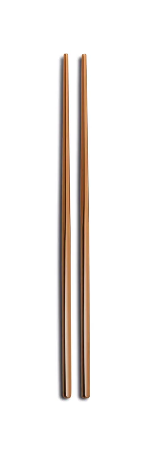 2er Set Palillos Essstäbchen 18/10 kupfer