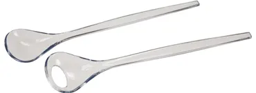 Salatbesteck transparent 32cm