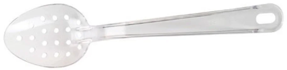 Servierlöffel gelocht transparent 34cm