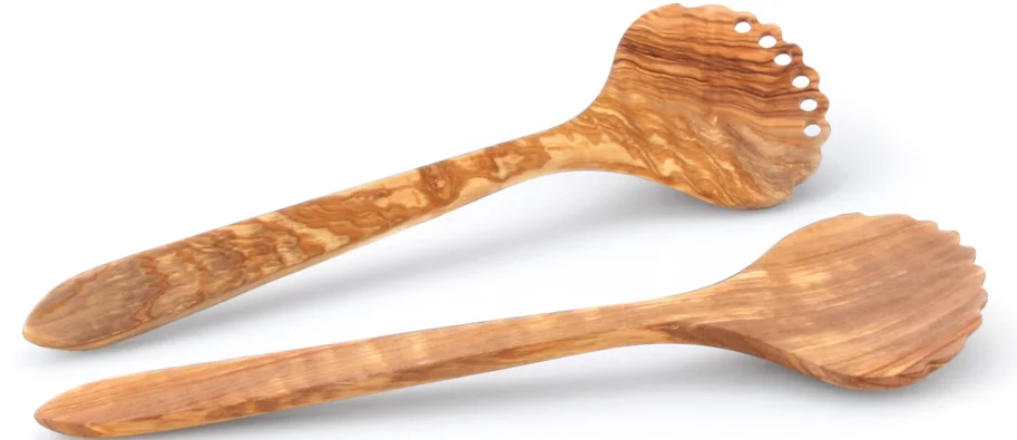 Olivenholz Salatbesteck Nr.1, 31.5 cm