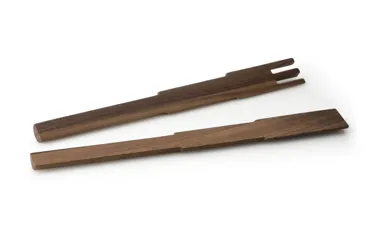 Walnuss Salatbesteck Pixel, 35 cm