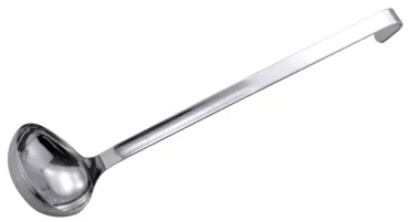 Schöpfkelle 9cm, Stiellänge 30cm, 0.1 lt.