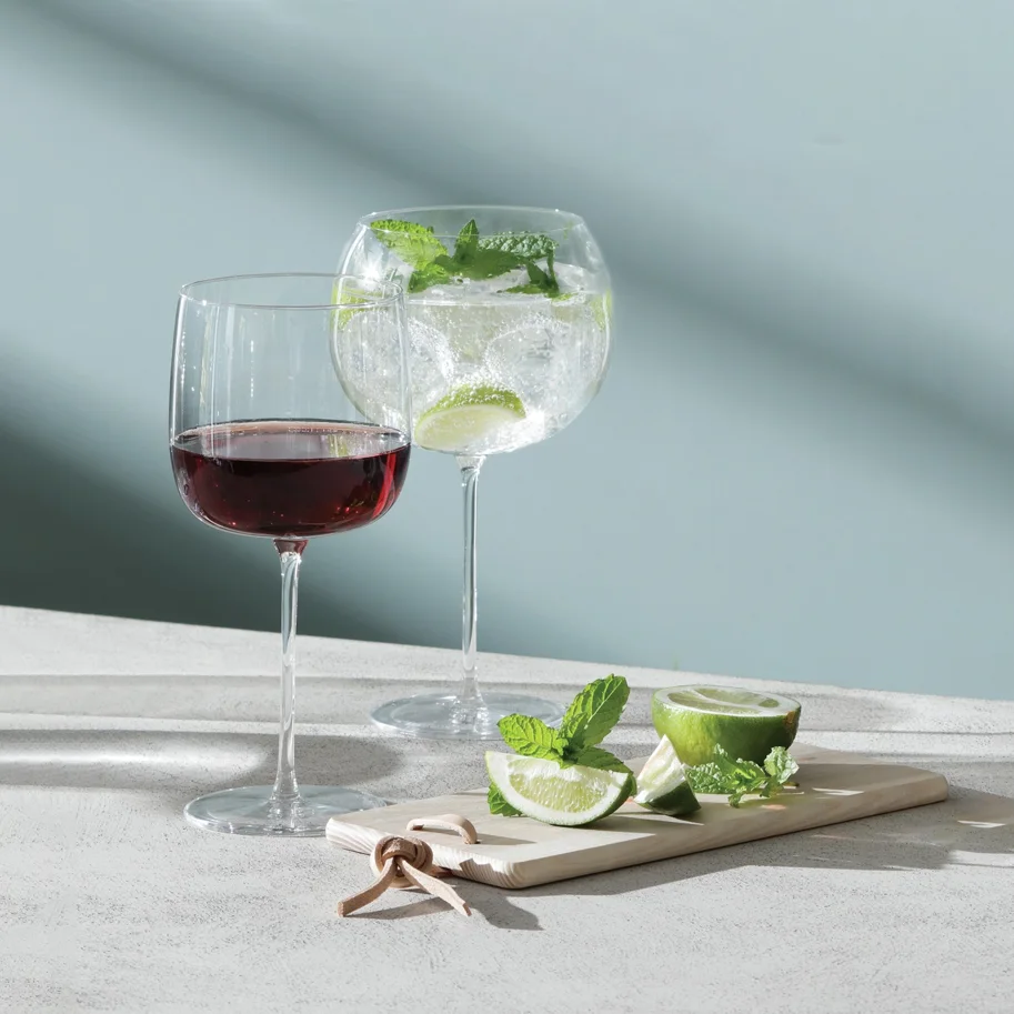 4er Set Borough Weinglas 450ml transparent