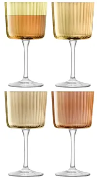 4er Set Gems Weinglas 250ml bernstein assort.