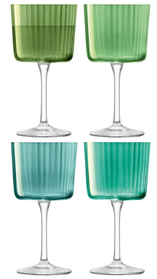 4er Set Gems Weinglas 250ml jade assort.