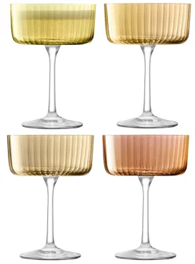 4er Set Gems Champagner-/Cocktailglas 230ml bernstein asso