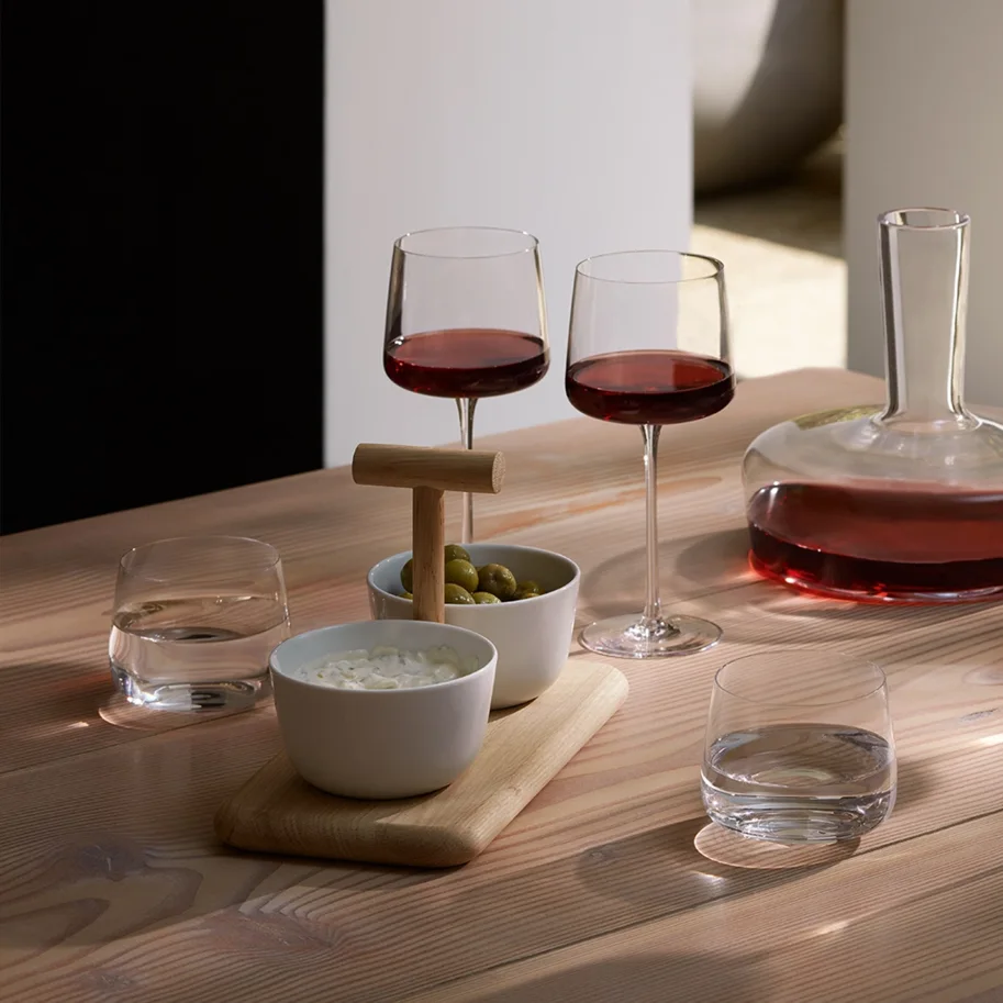 4er Set Metropolitan Wein Glas 400ml klar