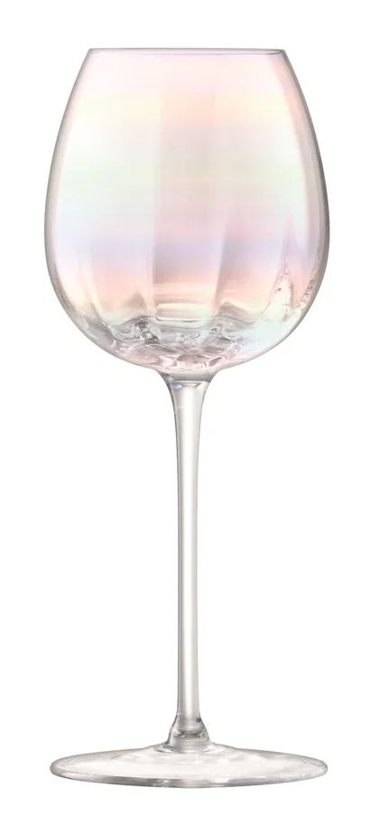 2er Set Pearl Wei?weinglas 325ml - perlmutt