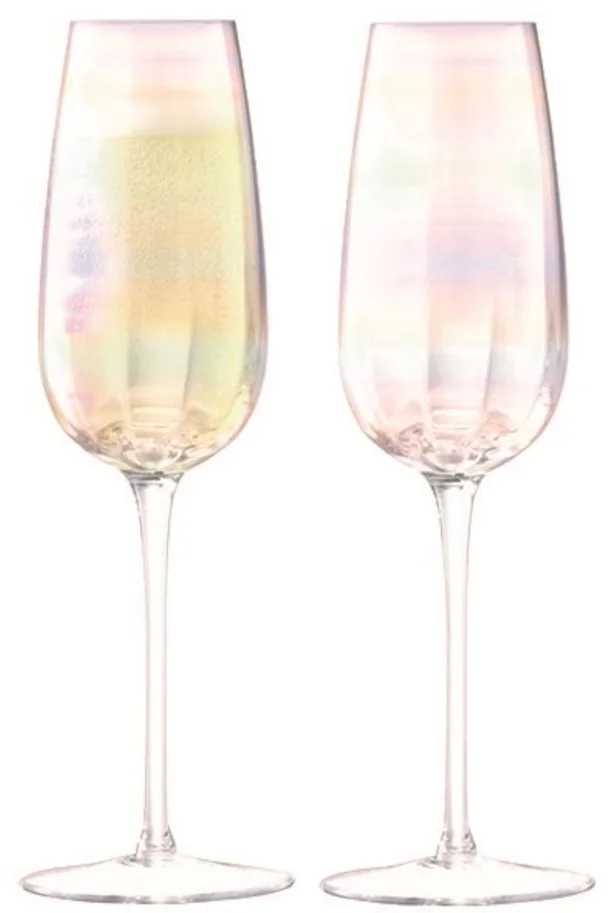 2er Set Pearl Sektkelch 250ml - perlmutt