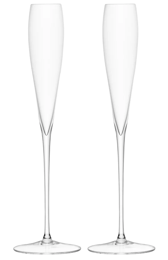 2er Set Wine Sektkelch 100ml transparent