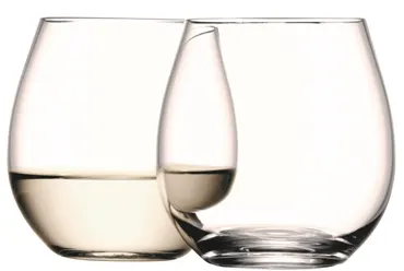 2er Set Wine Weinbecher klein 370ml transparent