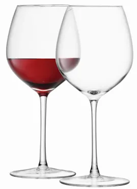 2er Set Wine Rotweinglas 400ml transparent