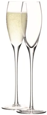 2er Set Wine Sektglas 160ml transparent