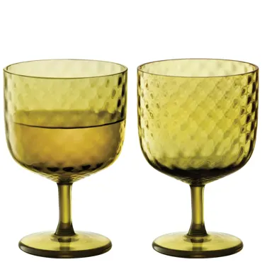 2er Set Dapple Weinglas 325ml woodland green