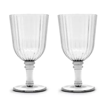 2er Set Gläser aus Acryl 460ml, transparent