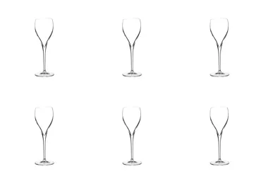 6er Set Opale Champagnerglas 14cl