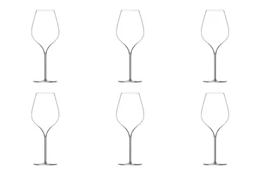 6er Set A. Lallement N3 Universalglas 63cl mundgeblasen